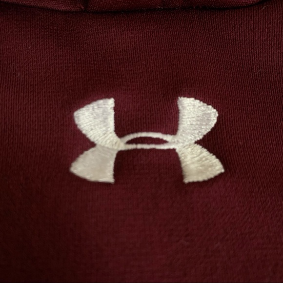 Burgundy Under Armuor Hoodie - Picture 6 of 8